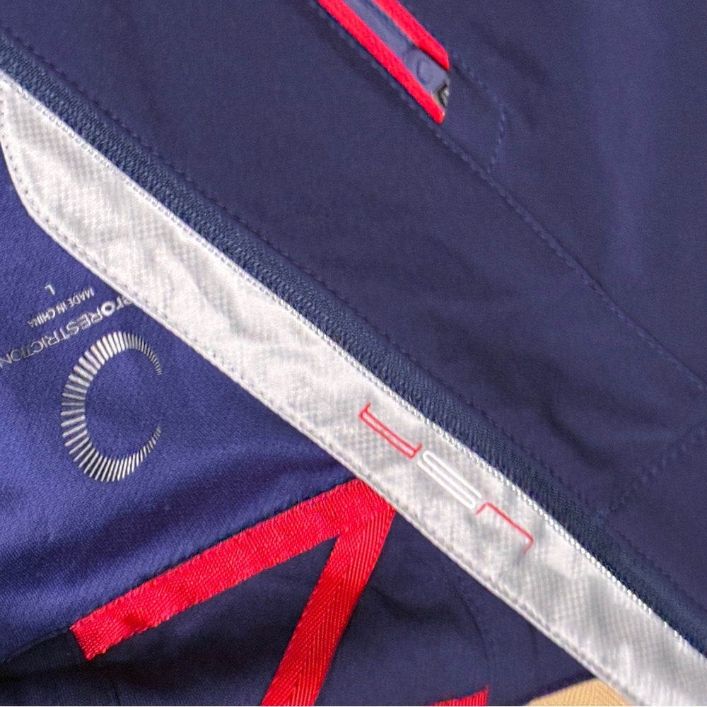 Zero Restriction Presidents Cup Jacket US Team Large Navy Blue Full Zip - Picture 14 of 14